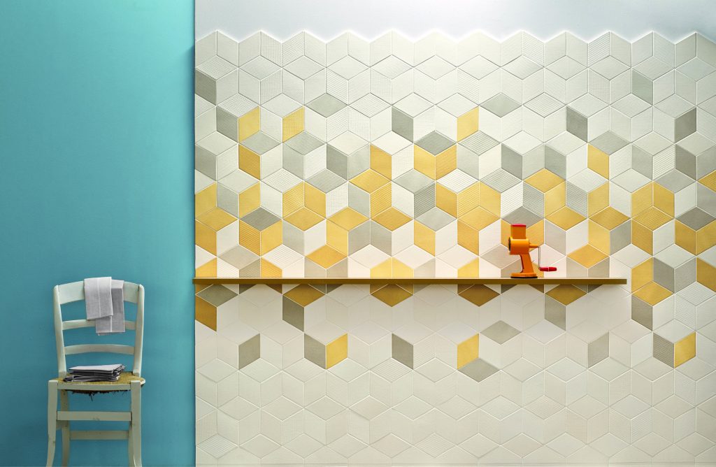 Geometric tile pattern design