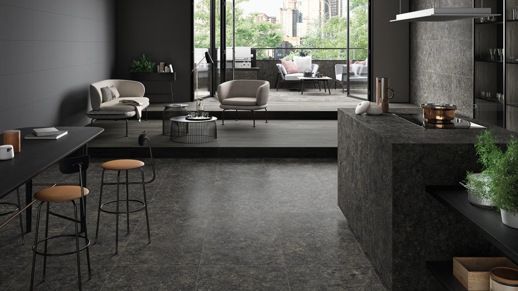 Beaumont tiles cretement slab grey