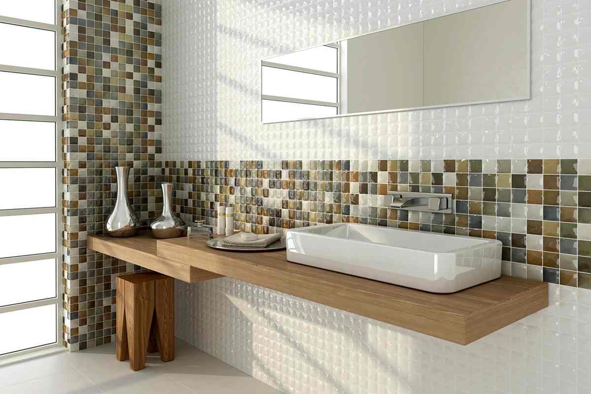 mosaic living room wall tiles