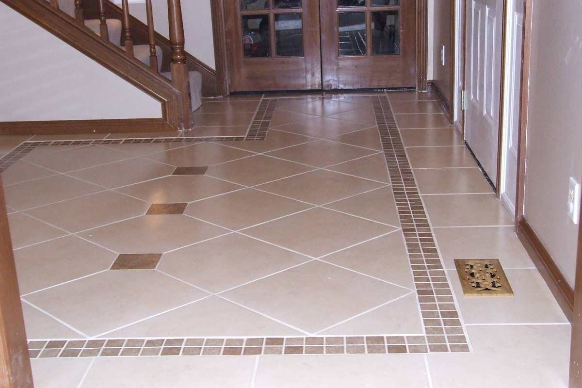 Kitchen floor tiles