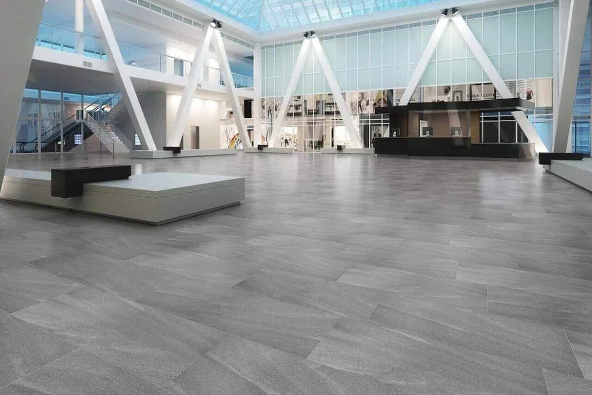 utilize ceramic tiles in spaces with multiple functions